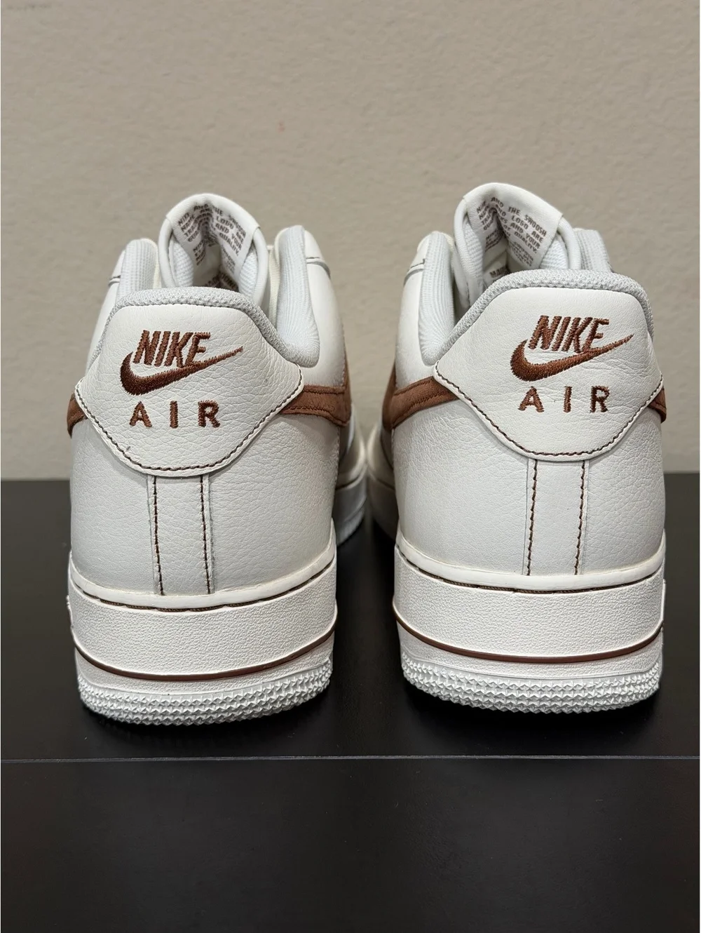 Size 10.5 - Nike Air Force 1 ‘07 LV8 “Ivory Saddle Brown”